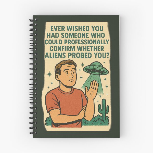 Item preview, Retro Alien Probe Confirmation – Vintage Sci-Fi Humor Comic Design designed and sold by Planthem.