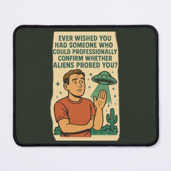 Item preview, Retro Alien Probe Confirmation – Vintage Sci-Fi Humor Comic Design designed and sold by Planthem.