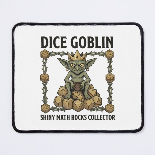 Item preview, Dice Goblin Shiny Math Rocks Collector Funny DND Gamer Gift designed and sold by Mason-Pride.