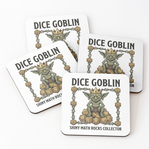 Item preview, Dice Goblin Shiny Math Rocks Collector Funny DND Gamer Gift designed and sold by Mason-Pride.