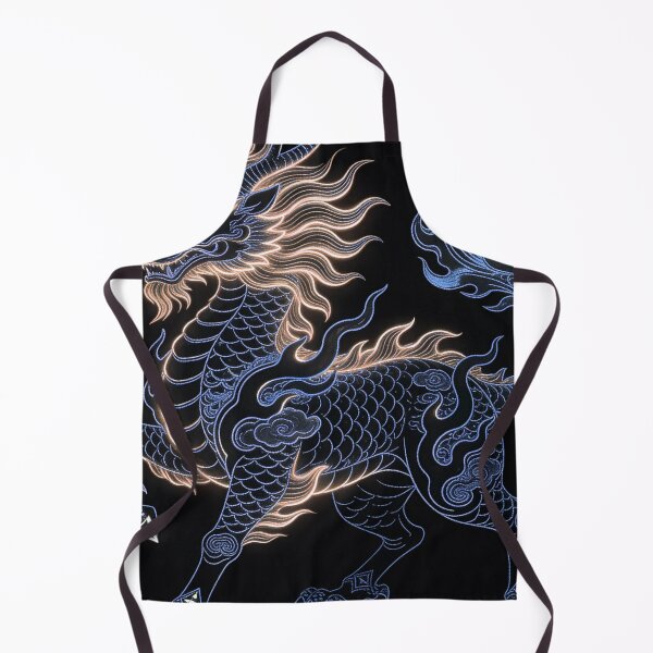 Item preview, Neon Fire and Ice Glowing Qilin Mythical Guardian designed and sold by zzz888.