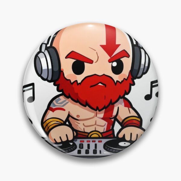 Item preview, DJ Kratos | God of War designed and sold by GeekArtUniverse.