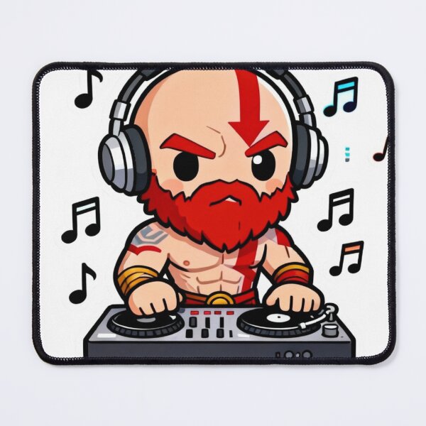 Item preview, DJ Kratos | God of War designed and sold by GeekArtUniverse.
