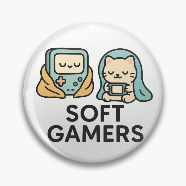 Artikelvorschau, Soft Gamers – Gemütliches Kawaii-Konsolen- und Katzen-Duo entworfen und verkauft von Trend Drops Mad.