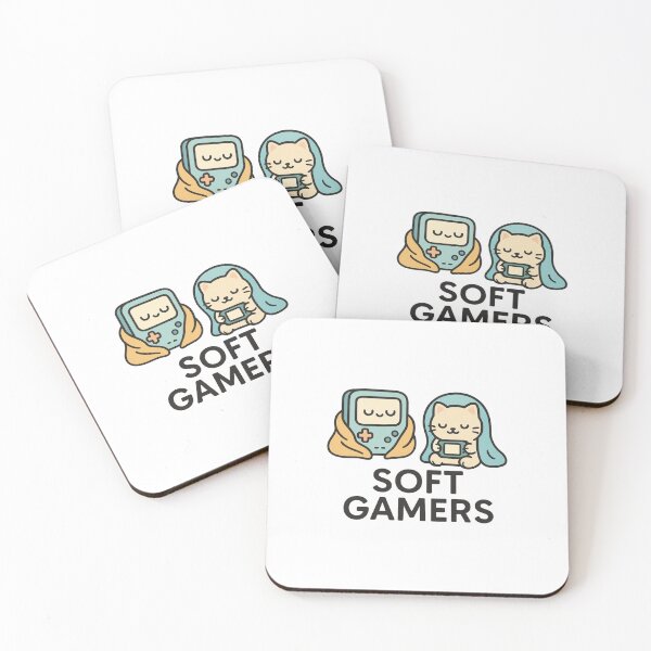 Item preview, Soft Gamers – Cozy Kawaii Console & Cat Duo designed and sold by Trend Drops Mad.
