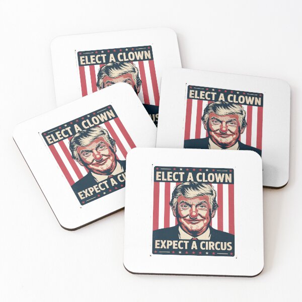 Item preview, Elect A Clown Expect A Circus Funny Anti Trump designed and sold by GamtosMintys.