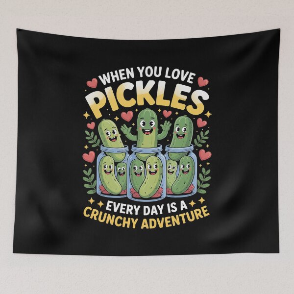 Item preview, When you love pickles, every day is a crunchy adventure  designed and sold by LKappa3Faber.