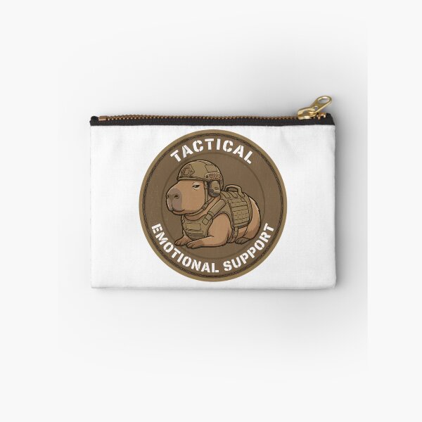 Item preview, Funny Tactical Capybara Morale Patch - Emotional Support Animal designed and sold by Mason-Pride.