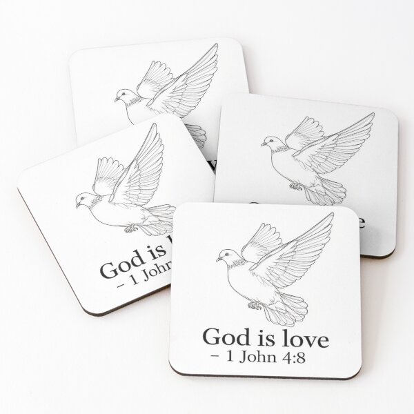 Item preview, God is Love - 1 John 4:8 designed and sold by GraceNGoods.