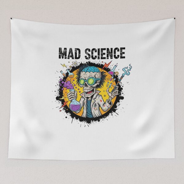 Item preview, mad science t-shirt designed and sold by TheHappyHaul.