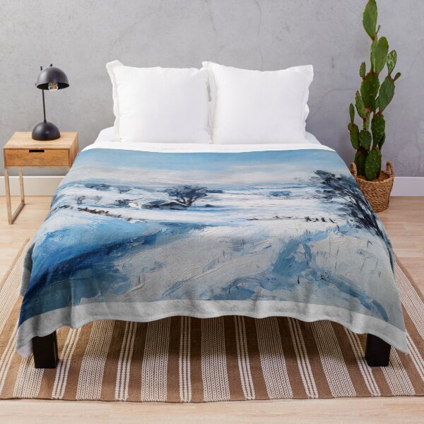 Item preview, Winter Landscape with Snowy River designed and sold by lautir.