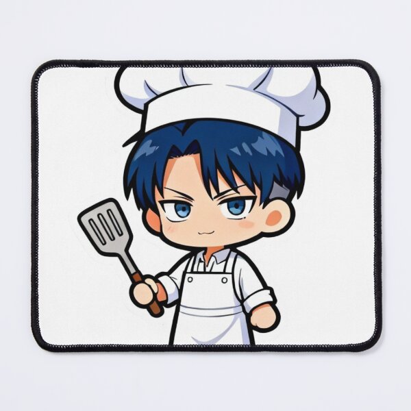 Item preview, Chibi Levi | Cute anime chef designed and sold by GeekArtUniverse.