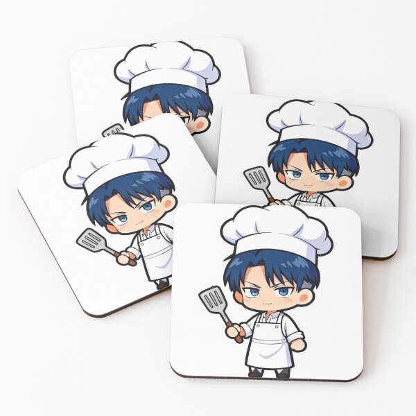 Item preview, Chibi Levi | Cute anime chef designed and sold by GeekArtUniverse.