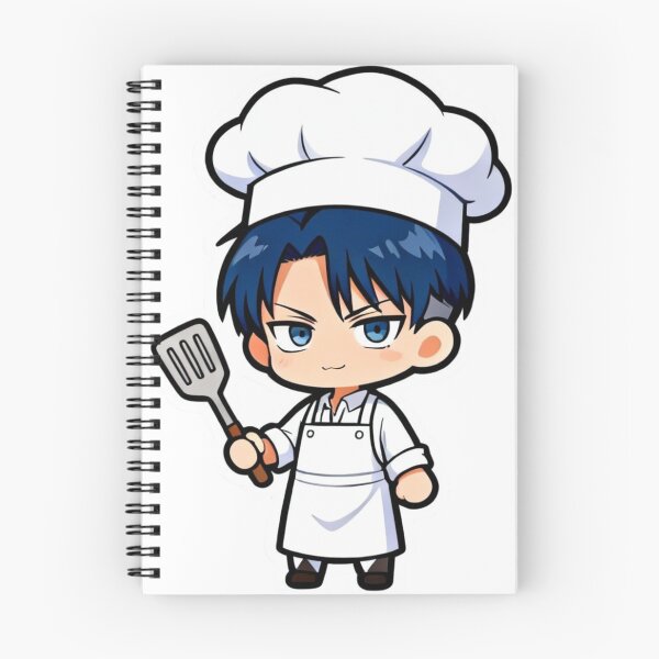 Item preview, Chibi Levi | Cute anime chef designed and sold by GeekArtUniverse.