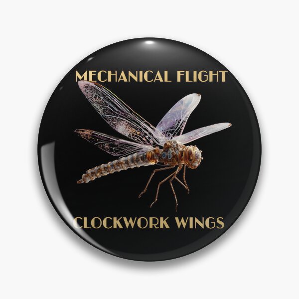 Item preview, Mechanical Flight: Clockwork Dragonfly designed and sold by AbcDigs Studio.