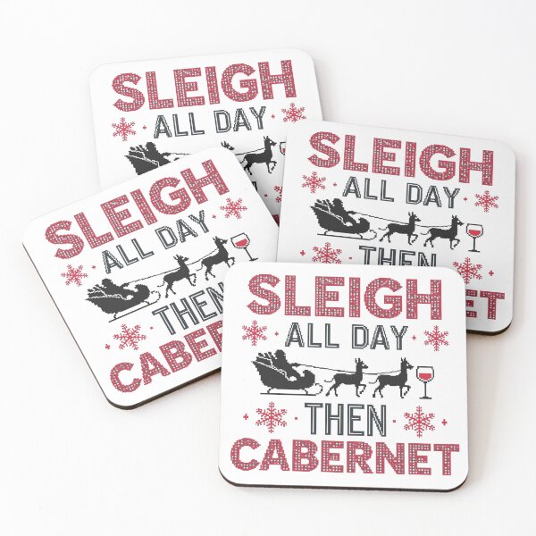 Item preview, Sleigh All Day 3 designed and sold by Inappropriate Ink.