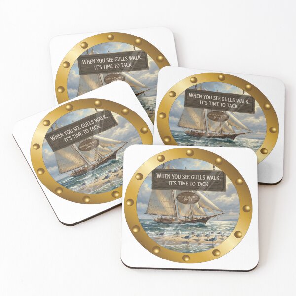 Item preview, The "Walking Gulls" Warning: Windjammer Jane's Porthole designed and sold by CaptainSeren.