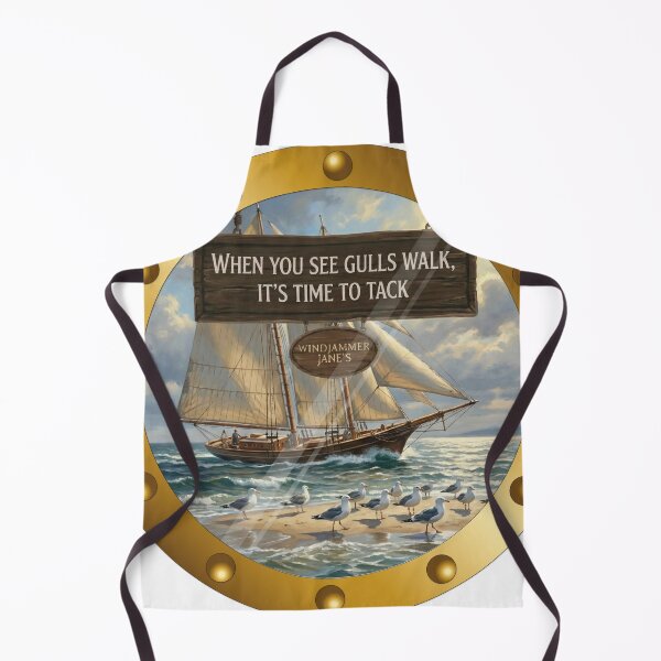 Item preview, The "Walking Gulls" Warning: Windjammer Jane's Porthole designed and sold by CaptainSeren.