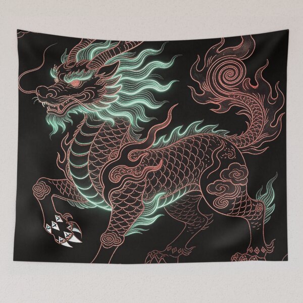 Item preview, Mystical Glowing Mint and Copper Qilin Guardian designed and sold by zzz888.