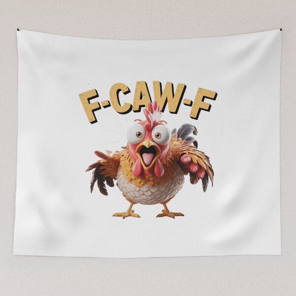 Item preview, F-CAW-F crazy Screaming Chicken screaming designed and sold by w66aboo.