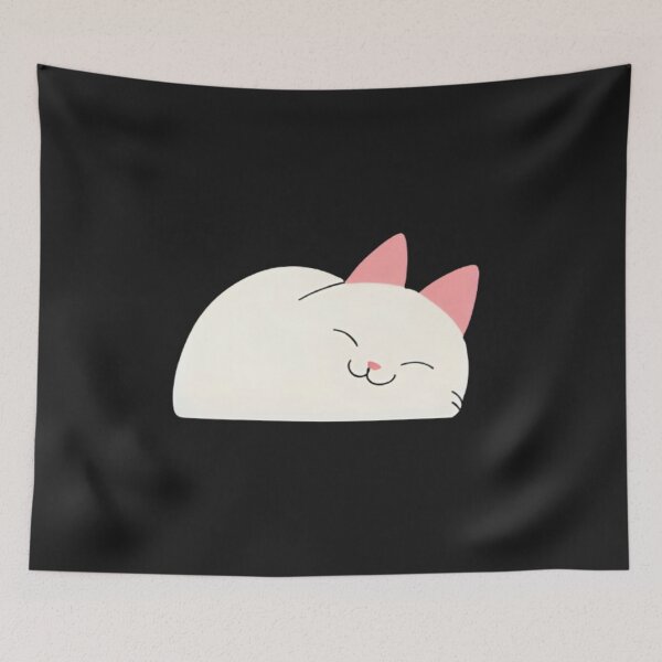 Item preview,  premium hoodie oversized Sleeping Cat Ears – Adorable Minimal Cat Illustration for Cat Lovers designed and sold by Ditstyle.