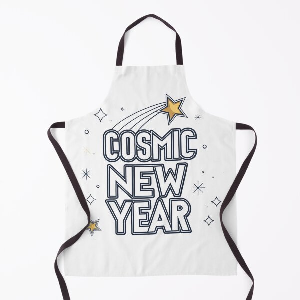 Item preview, Cosmic New Year by Vivo Studio – Retro Futuristic Holiday Design designed and sold by VivoStudio.