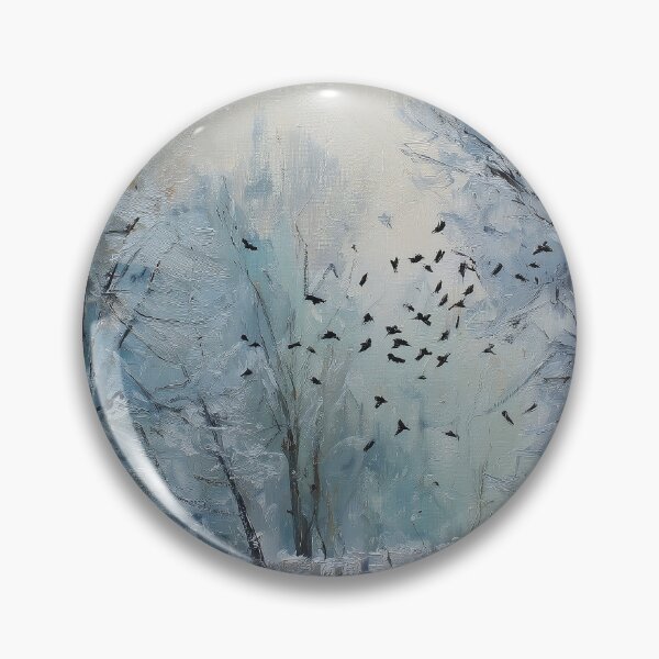 Item preview, Wintry Landscape with Birds designed and sold by lautir.