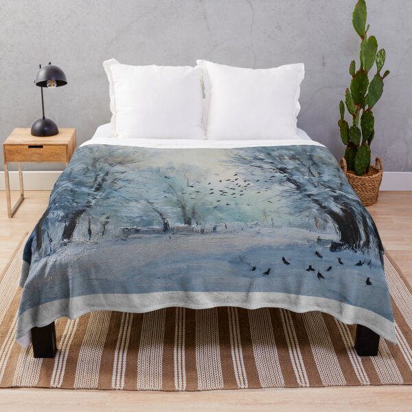 Item preview, Wintry Landscape with Birds designed and sold by lautir.