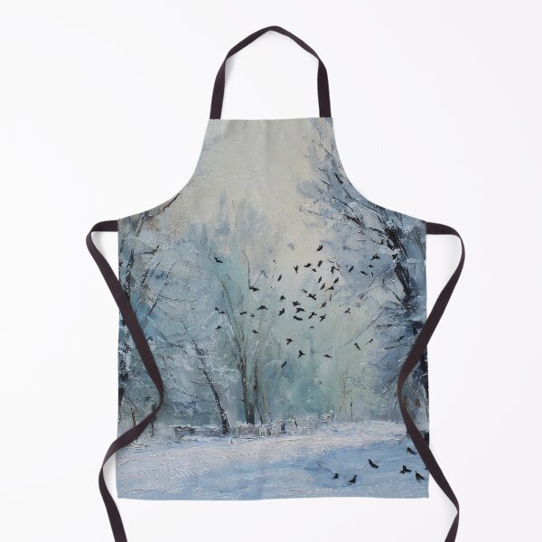Item preview, Wintry Landscape with Birds designed and sold by lautir.
