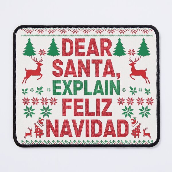 Item preview, Funny Christmas Dear Santa Explain Feliz Navidad Sweater Shirt – Humorous Holiday Gift for Festive Celebrations designed and sold by wellie-chic.