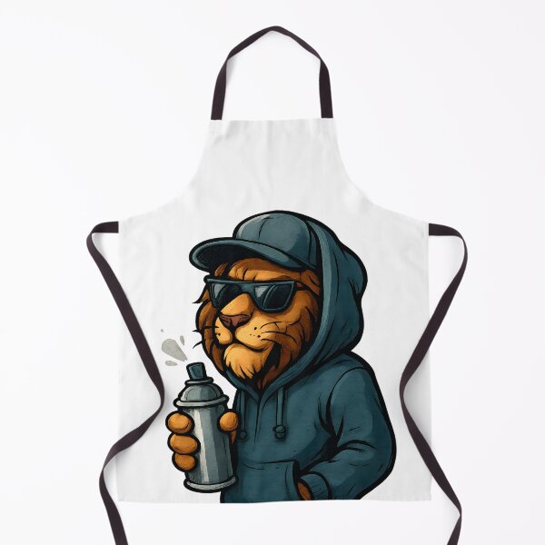 Item preview, A SPRAY CAN STREET ART LION designed and sold by infinitearte.