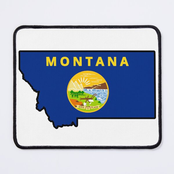 Item preview, State Flag Map of MONTANA designed and sold by HFYD.