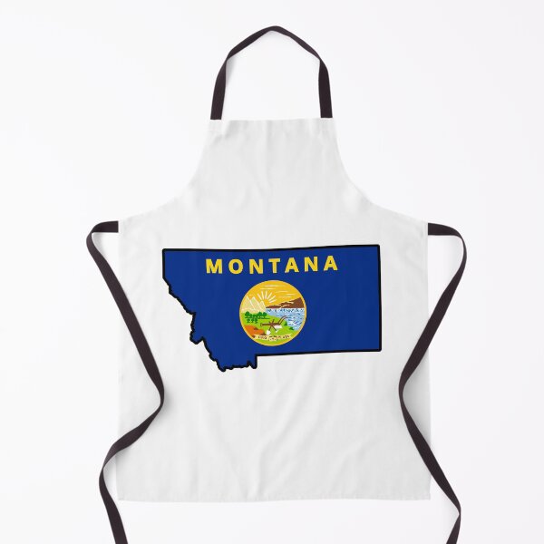 Item preview, State Flag Map of MONTANA designed and sold by HFYD.
