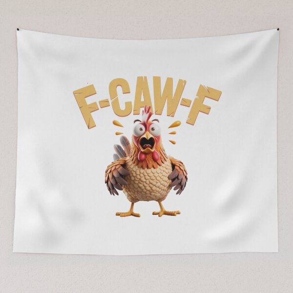 Item preview, F-CAW-F crazy Screaming Chicken funny designed and sold by w66aboo.