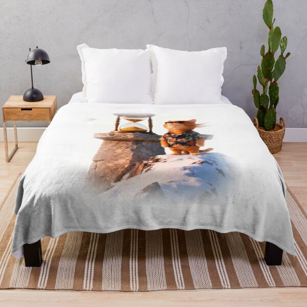 Item preview, Cinematic Time-Traveler Cat in Snow – Fantasy Adventure Artwork designed and sold by SmartDesigner-.