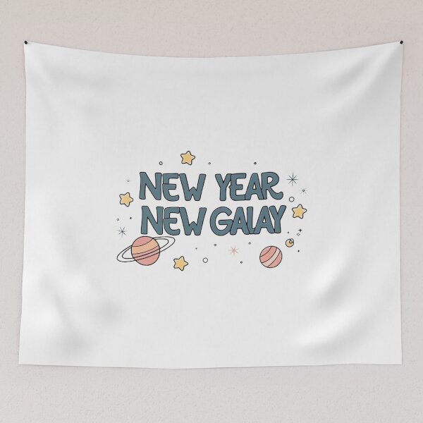 Item preview, New Year New Galaxy by Vivo Studio – Playful Cosmic Design designed and sold by VivoStudio.