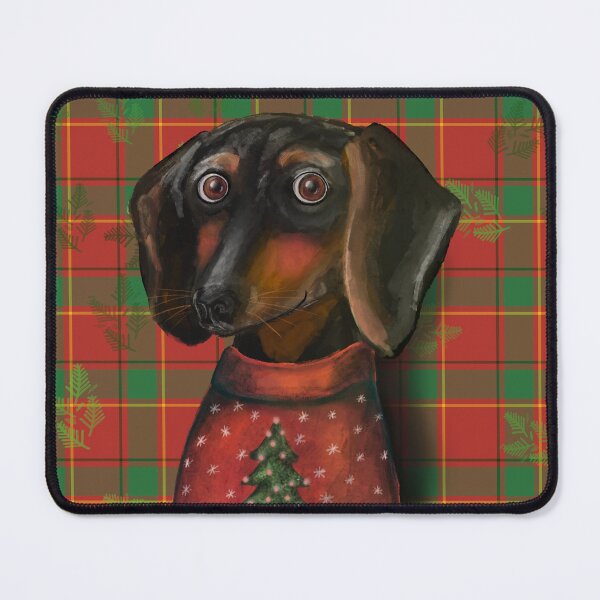 Item preview, Christmas Dachshund designed and sold by mariacosadiella.