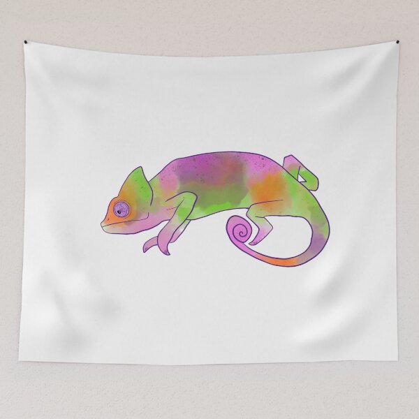 Item preview, Chameleon in Spring Theme designed and sold by Ran My Art.