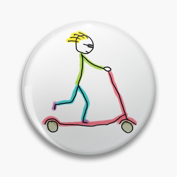 Item preview, MIcro Scooter Stickman designed and sold by Mark-Ewbie.