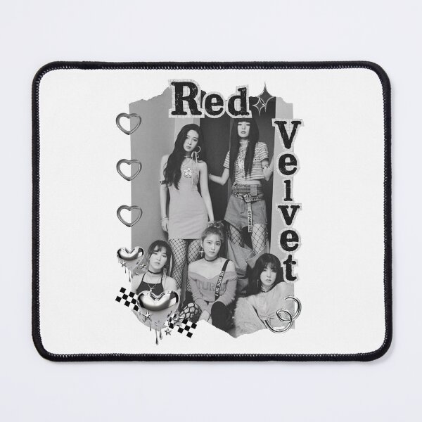 Item preview, Red Velvet K-Pop Girl Art Group Portrait Irene Seulgi Wendy Joy Yeri Black and White Collage Digital Art Portrait designed and sold by AJUNICE STUDIO.