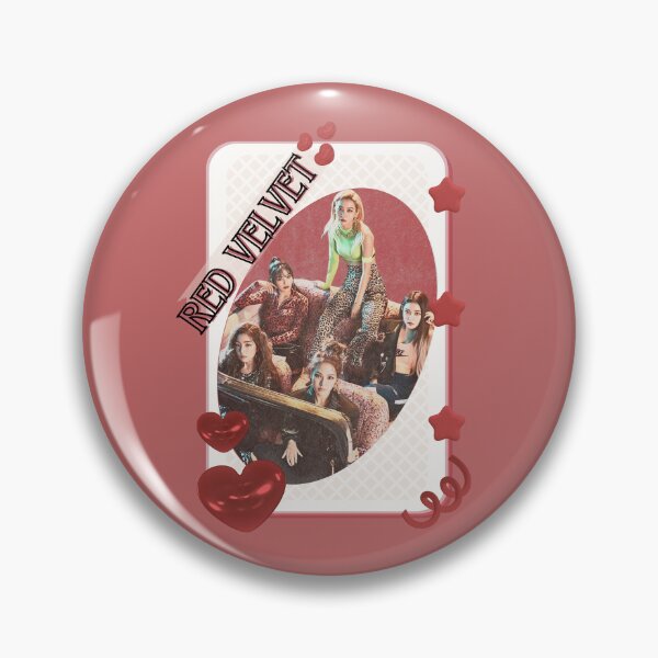 Item preview, Red Velvet K-Pop Girl Art Group Portrait Irene Seulgi Wendy Joy Yeri portrait illustration Red Aesthetic Collage Design designed and sold by AJUNICE STUDIO.
