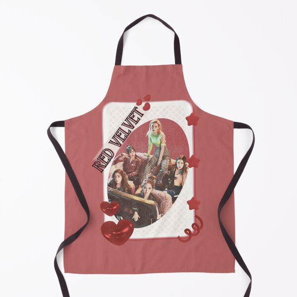 Item preview, Red Velvet K-Pop Girl Art Group Portrait Irene Seulgi Wendy Joy Yeri portrait illustration Red Aesthetic Collage Design designed and sold by AJUNICE STUDIO.