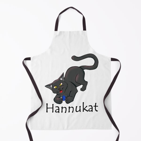 Item preview, Black Hannukah Cat with Dreidel designed and sold by Batmantis275.
