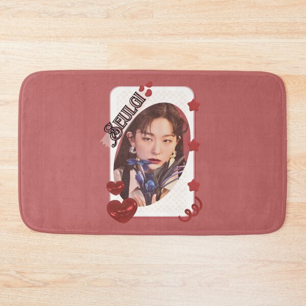 Item preview, Red Velvet Seulgi K-Pop Girl Art Group Portrait Irene Seulgi Wendy Joy Yeri portrait illustration Red Aesthetic Collage Design designed and sold by AJUNICE STUDIO.