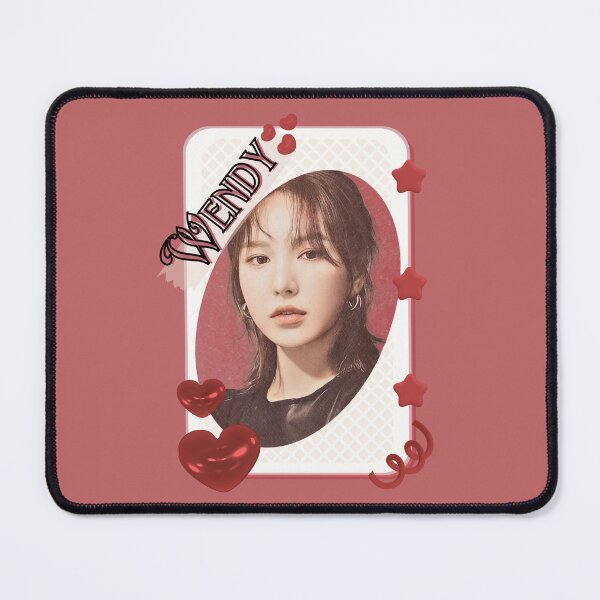 Item preview, Red Velvet Wendy K-Pop Girl Art Group Portrait Irene Seulgi Wendy Joy Yeri portrait illustration Red Aesthetic Collage Design designed and sold by AJUNICE STUDIO.