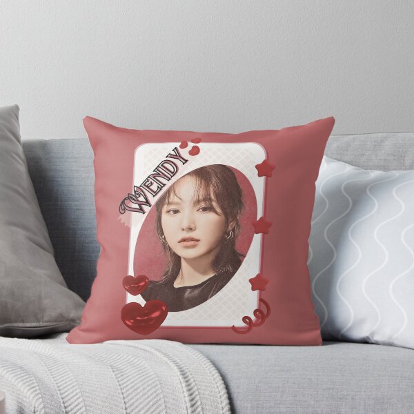 Item preview, Red Velvet Wendy K-Pop Girl Art Group Portrait Irene Seulgi Wendy Joy Yeri portrait illustration Red Aesthetic Collage Design designed and sold by AJUNICE STUDIO.