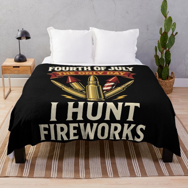 Item preview, Fourth Of July I Hunt Fireworks Hunter designed and sold by LuminOrb.