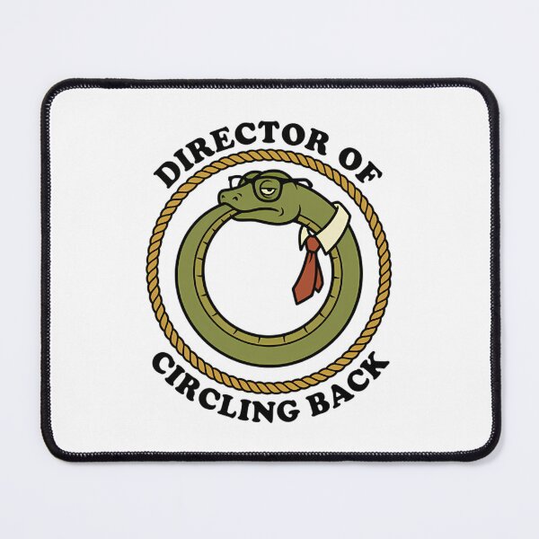 Item preview, Office Humor – Funny Corporate Jargon Circling Back Snake designed and sold by Mason-Pride.