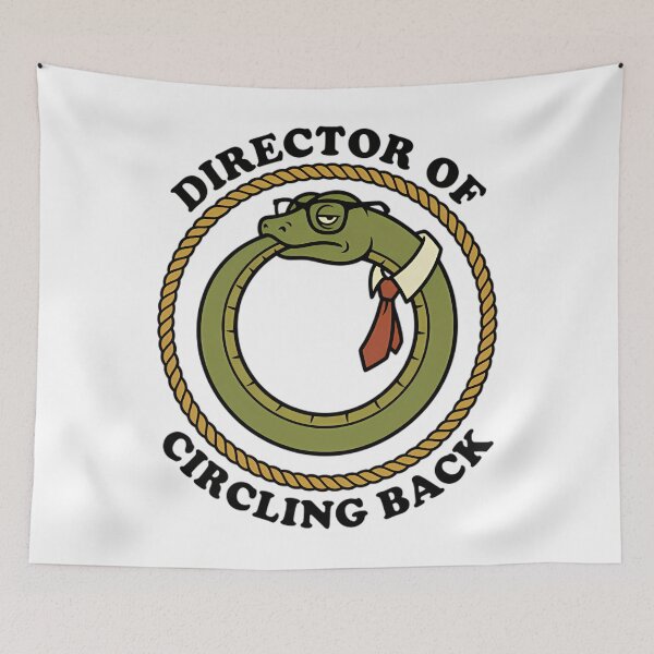 Item preview, Office Humor – Funny Corporate Jargon Circling Back Snake designed and sold by Mason-Pride.