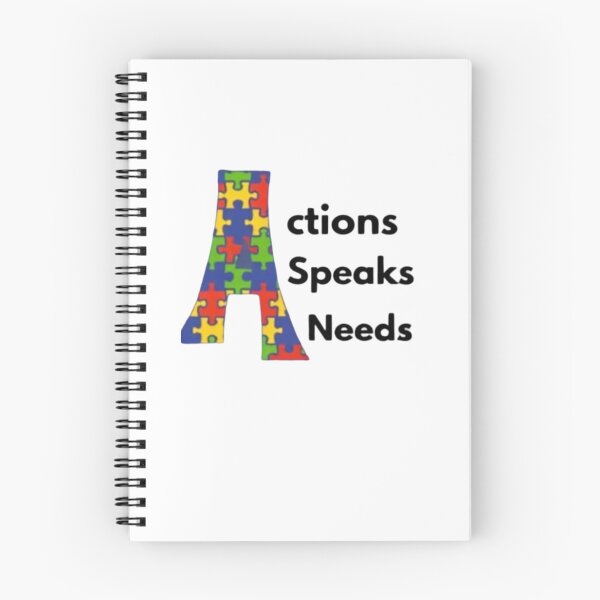 Item preview, Action Speaks Needs – Autism Acceptance & Neurodiversity Advocate Design designed and sold by TheInclusion.